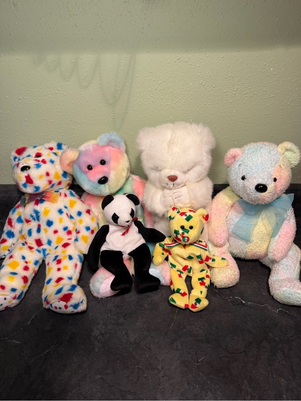 Lot of 6 Ty Beanie Babies and Beanie Buddies